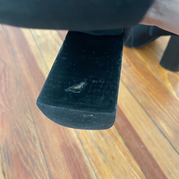 Jeffrey Campbell Black Heeled Boots - Picture 7 of 7